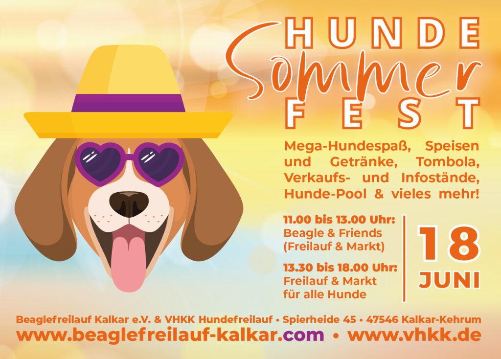 Hunde-Sommerfest beim Beaglefreilauf Kalkar e.V. 